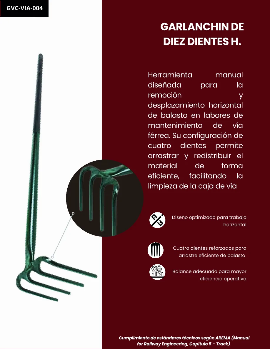 Garlanchin de Diez Dientes H.