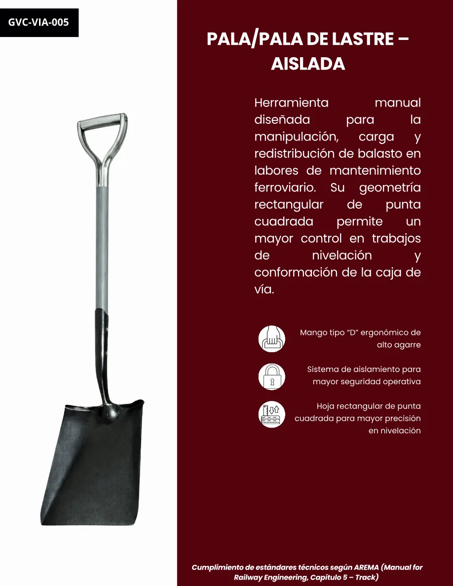 Pala/Pala de Lastre Aislada